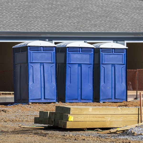 can i customize the exterior of the porta potties with my event logo or branding in Holland MI